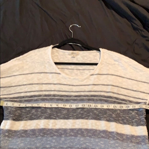 Style & Co sweater Stripes White/blue xxl - Picture 5 of 6